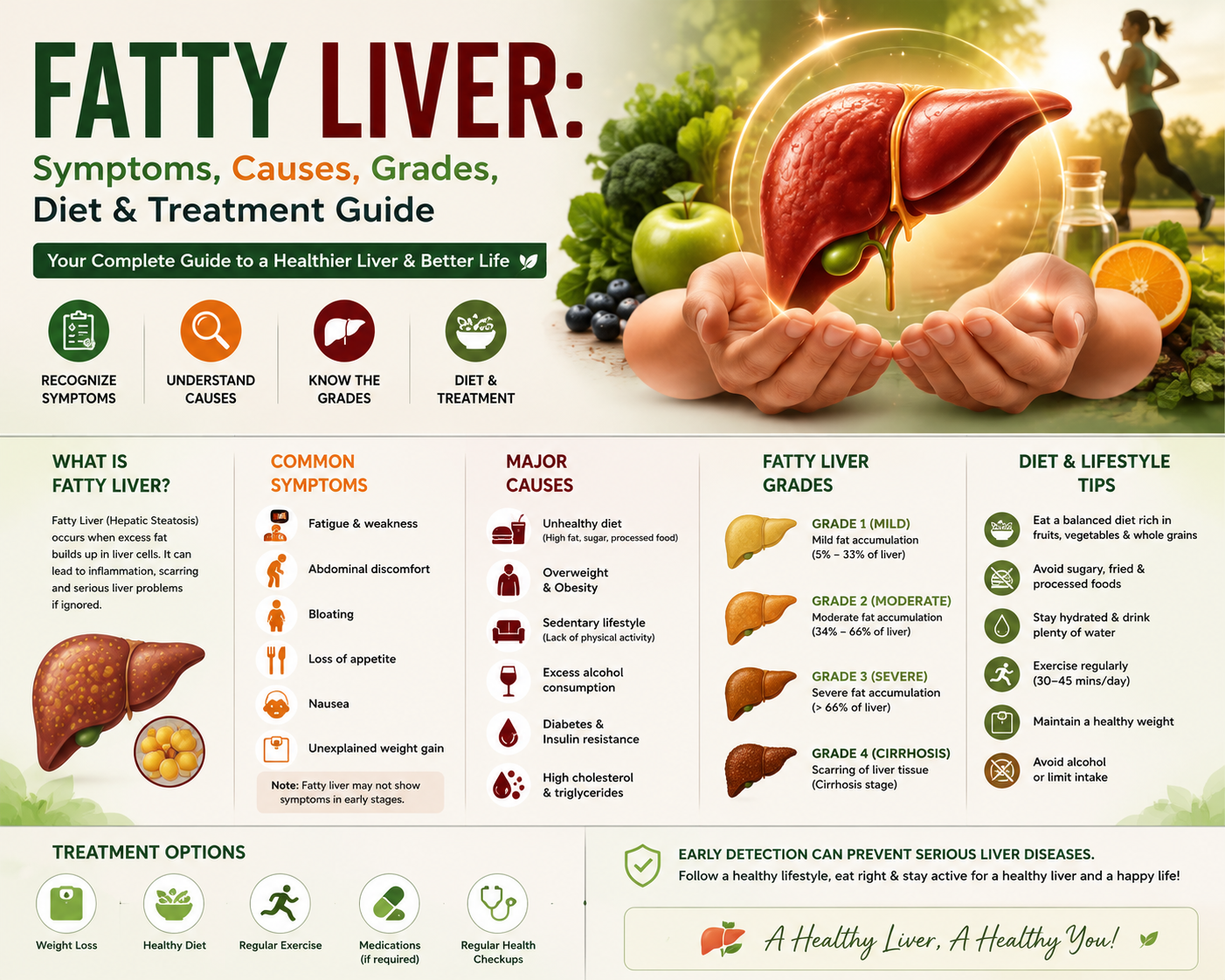 Fatty Liver: Symptoms, Causes, Grades, Diet & Treatment Guide